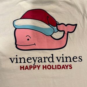 Vineyard Vines Santa Whale Tee